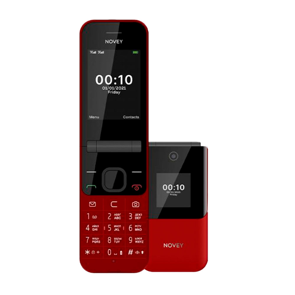 Mobil telefon Novey A77 Red